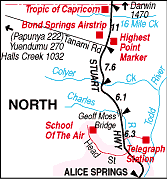 North Area Map