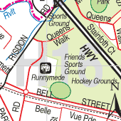 Runnymede Map - Hobart